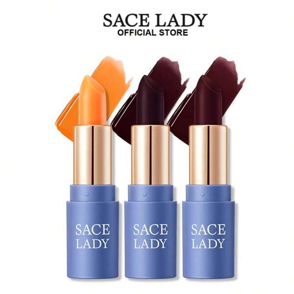 SACE LADY Tinted Lip Balm Theraphy Magic Lasting Waterproof Lip Tint & Stain Lipstick High Pigmented
