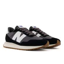 New Balance Men's Color Block Fashion Casual Black Sneakers MS237 - Navy Blue - View 3
