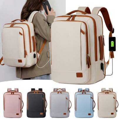 Encrypted Nylon Fabric Cabin Airplane Travel Backpack 44x32x18, Hand Luggage Cabin Backpack 44x32x18 Carry-Ons Men Women 15.6 Inch Laptop Bags