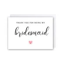 Thank You For Being My Bridesmaid, Perfect Wedding Greeting And Bridal Party Gift, Bridesmaid Cards, Bridesmaid Gifts, Funny Wedding Greeting Cards, Wedding Gift Cards - Multicolor - View 7