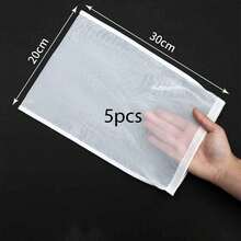 3pcs Reusable Fine Mesh Nylon Filter Bags, Suitable For Kitchen Tools, Easy To Filter And Filter, Used For Brewing Nut Milk - Multicolor - View 11