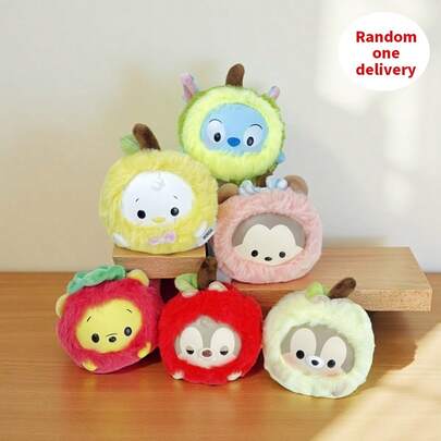 Miniso Disney Ufufy Fruit Series Blind Box, Unique Fruit Elements, Suitable As Gifts, Great For Valentine's Day (1pc Random Delivery)