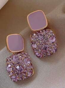 Pendientes tipo botón de estilo coreano, pendientes personalizados para mujer, accesorios de otoño/invierno