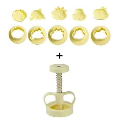 Kit Ejetor Max Turma Da Monica (COM BASE) Para Moldar Docinhos Brigadeiro Bluestar Doces 3D Modelador