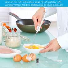 3 In 1 Portable Rechargeable Electric Milk Frother Foam Maker Handheld Foamer High Speeds Drink Mixer Coffee Frothing Wand Stonego Kitchen Tools,2 In 1 Electric Household Handheld Egg Beater New Arrivals For Christmas Season