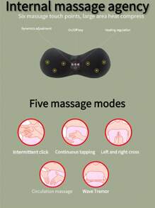 Brand New Seamless Smart Chest Massager Breast Enhancement Instrument Chest Care Underwear Chest Massager Breast Massage Underwear Anti-Sagging Gather Back Chest Massager Power 5W Battery 1200mAh