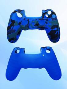1pc PlayStation4 Controller Silicon Protective Case, Water Transfer Printing Crafted, Anti-Drop, Anti-Slip, Anti-Scratch, Anti-Sweat, Enhance Gameplay Feel