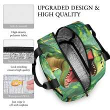 Lunch Bag For Kids Insulated Reusable Lunch Box Dinosaur Lunch Tote Bag For Boys Girls School Men Women Office Picnic School Supplies,Back To School