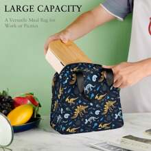 Lunch Bag For Kids Insulated Reusable Lunch Box Dinosaur Lunch Tote Bag For Boys Girls School Men Women Office Picnic School Supplies,Back To School