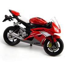 1 pièce - Modèle de moto simulée Jouets pour enfants Décoration de moto Moto à glissière Réservoir d'essence en alliage Pneu en caoutchouc Cadeau d'anniversaire exquis pour garçons Décoration de chambre Cadeaux d'hiver, Moto jouet, Motocyclette, Jouets de Noël, Rentrée scolaire
