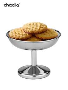 choxila 1pc Stainless Steel Dessert Cup, Dessert Bowl, Ice Cream Cups, Tall Cups, Afternoon Tea Pudding Snack Candy Dessert Bowls, Cute Plates, Candlestick, For Party/Holiday/Festival/Family Gathering/Ramadan - Dessert Cup - View 15