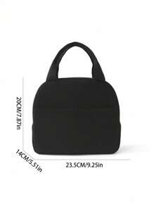 1 Pc Embroidery Custom Cute Corduroy Quilted Children'S Lunch Bag Handbag Storage Bag Can Be Embroidered With Your Own Name Suitable For Boys, Girls, Kindergarten, Elementary School Students, Outdoor Travel, Picnics, School Lunch, A Must-Have For The Start Of The School Season Give Your Child An Exclusive Holiday Gift,Multi-Functional,Ornamental,Letter,Stylish,Baby Fashion,Colorful,Casual,Unique,Customized,Baby Gifts,Cutebaby,Family,Friends,Daughter,Son,Her,For Children's Day,Spring Break