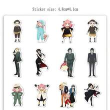 54pcs Anime Character Line Art High-Quality Stickers, Wall & Mobile DIY Decorative Stickers