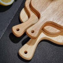 Premium Oak Wood Cutting Board - Double-Sided Thick Chopping Board, Suitable For Meat, Vegetables, Fruits. Food, Durable Design