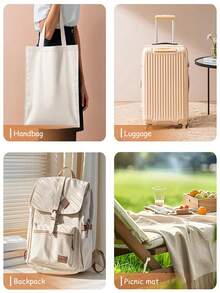 1 mảnh vải polyester chống thấm nước màu trơn, vải oxford chống mài mòn cắt sẵn dùng làm ba lô, túi đựng đồ, ghế gấp, phụ kiện túi xách tự làm - Nhiều màu - Xem 7