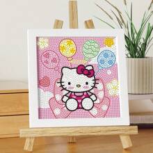 Sanrio 1 Set Sanrio Hello Kitty & Friends 5D DIY Diamond Painting Kit With Frame, Cute Gift For Diamond Painting Beginner