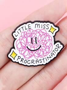 1 pièce Épinglette émail amusante en forme de cerveau Broche bande dessinée Épinglettes à revers Badges sur sac à dos, vêtements, accessoires mode, bijoux, cadeaux pour amis