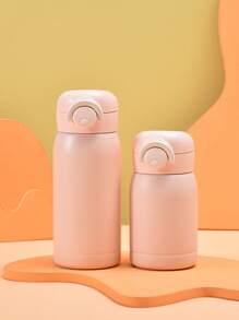 2025 New 200ml Candy Color Stainless Steel Water Bottle - Leak Proof Lock Lid, Portable Travel Tumbler, Cute Mini For School, Gym, Office - , Hot & Cold Keep