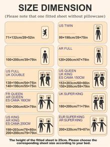 1 pieza Sábana ajustable de unicolor, sábana, ropa de cama, cubierta de colchón, ropa de cama suave y cómoda para el dormitorio, protector de colchón para el dormitorio, sábanas hipoalergénicas, para todas las estaciones, cubrecama a prueba de polvo, sábana ajustable para cama individual, matrimonial, king, queen, lavable a máquina (sin funda de almohada), regalo perfecto para ocasiones especiales