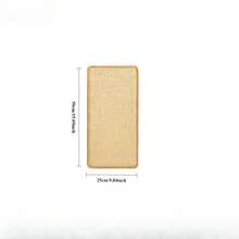 1PC Sturdy Sisal Cat Scratching Pad- No Mess, Sofa-Safe Design, Suitable For Exercise And Rest- Perfect Gift For Cats,Only The Pad - Khaki - View 12