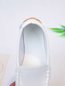 1 Pair Toddler Boys/Girls Soft Sole Anti-Slip Casual Loafers, Suitable For Spring And Autumn