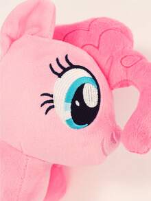 Hasbro Standing Plush Toy M Size 30cm(11.81inch) Birthday Gift & Christmas Gift | One Piece – Choose Your Favorite Character: Pinkie Pie, Twilight Sparkle, Fluttershy, Rainbow Dash, Rarity, Applejack - Pink - View 6