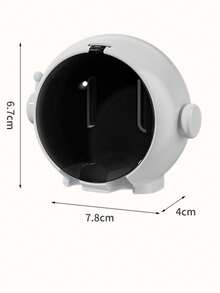 1 件免钻浴室牙刷架，创意可爱漱口杯收纳架，宇航员造型防水牙刷收纳盒，可爱浴室收纳架，圣诞礼物，新年礼物，学校用品