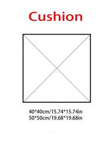 1pc Thick Chair Seat Cushion, Soft Plush Cushion For Home Dining Chairs, Office Chairs, Butt Pad Gifts Birthday Graduation Room Decor Home Decor Living Room Decor Chair Cushion