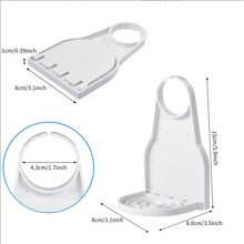 Portavasos para detergente de lavandería, atrapagoteras de detergente (bandeja antigoteo mejorada), sin talla grande desorden ni fugas, agarre estilo AJUSTE UNIVERSAL: nuestro atrapagoteras de lavandería se adapta a todo tipo de envases de detergente y suavizante con un botón de dispensación redondo RESISTENTE