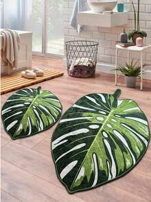 CHILAI HOME - CONJUNTO DE TAPETES Duas Peças - 60*100 e 50*60 - Fabricado na Turquia - Azul e branco - Ver 1