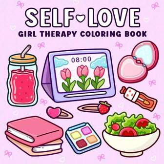 1pc 52Page SELF LOVE Coco Coloring Book For Adults And Kids, Bold And Easy, Simple And Big Designs For Relaxat Colouring Books[ Hand Drawn Must-Have ]Colouring Book Self Love52Page Drawing Coloring Books With Zero Foundation Copying
