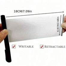 10/3/1pc Reusable Ballpoint Pen With Retractable Memo Pad, Made Of Plastic, Multifunctional Writing Tool For Exam And Note-Taking - Multicolor - View 4