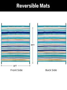Waterproof Reversible Outdoor Rugs: Perfect For Patio, Camping, RV, Picnic, Backyard, Deck, Balcony, Porch, Beach, And Garden Decoration
