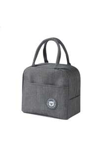 1 pezzo Borsa termica per il pranzo con motivo orso carino - contenitore termico per alimenti, borsa a tracolla impermeabile e portatile per scuola, ufficio, conservazione di cosmetici, gite al mare, forniture scolastiche, viaggi, scatola per il pranzo delle donne, picnic, campeggio, borsa frigo