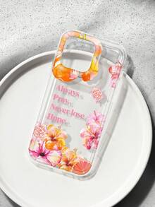 Funda para phone con estampado floral de hibisco. Compatible con phone S - Multicolor 2 - Ver 2
