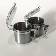 1 件密封防臭储物容器，隐藏式容器，金属防潮罐 - 防水防潮，便携式日常必备储物盒 - 1pc - 查看 3