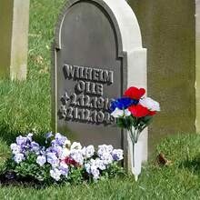 Faux Roses Bouquets Realistic Artificial Fake Red White Blue Flowers For Patriotic Home Kitchen Office Party Decoration - Multicolor - View 1