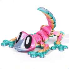 Adorno de Gecko impreso en 3D con articulaciones flexibles, apropiado para amantes y coleccionistas de geckos, ideal para decoración del hogar y oficina, perfecto como regalo de Halloween, Navidad y Acción de Gracias