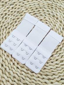 3pcs Stainless Steel Triple Hook & Loop Bra Extender Lingerie Accessory