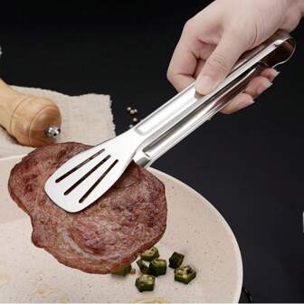 Pinze per stuzzichini in acciaio inossidabile di alta qualità - Pinze mini adatte per cucinare | Buffet | Insalata | Griglia | Toast e bistecca, Pinze da cucina multifunzionali, lavabili in lavastoviglie, per elevare la tua esperienza di ristorazione (23 cm, 30 cm)