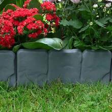 10 pezzi di recinzioni da giardino di alta qualità e spesse, adatte per cortile, prato, patio, recinzione decorativa in plastica con incastri senza scavo per prati e sentieri, facile da installare come decorazione recintata