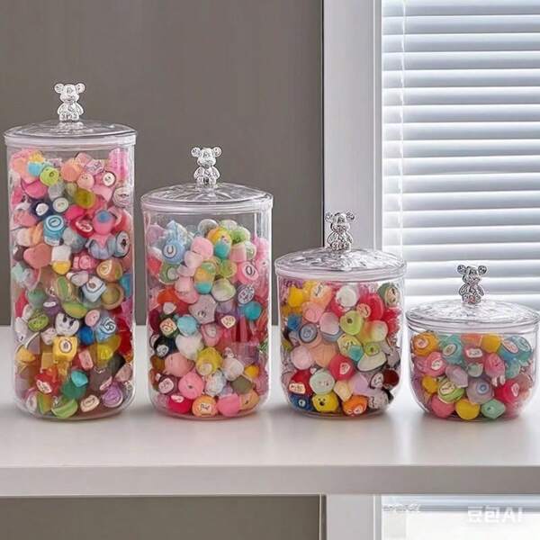 1 pièce Boîte de rangement en résine avec figurine de perle, boîte de rangement décorative avec pétales de rose séchés pour petits accessoires, bijoux, pinces à cheveux