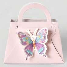 10/20/30 piezas Caja de empaquetado plegable de mariposa tridimensional DIY, caja de compañía de estilo ins, caja de regalo para bodas y fiestas, caja de empaquetado de regalo - caja de regalo - Ver 9