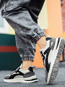 Men Sneakers - Black and White - View 4