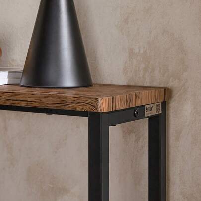 SoBuy FSB19-XL-N Vintage Console Table Metal Hallway Table Decorative Table Sideboard Side Table W X H X D Approx: 120 X 80 X 20 Cm