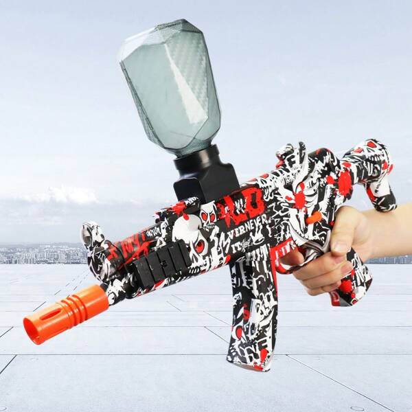 Wiederaufladbarer elektrischer MP5 Blaster - Automatische Outdoor Spielzeugwaffe für Teamkämpfe, Spiel für Jungen - Ideales Geschenk zu Geburtstagen, Feiertagen und besonderen Anlässen (keine Munition enthalten)