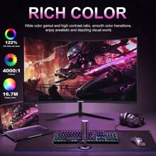 32-inch smart monitor, 180Hz high refresh rate gaming monitor, 1800R gaming curved display. It can be used as a gift and is suitable for office work, gaming, and daily life. With low latency, it brings a perfect gaming experience, making it ideal for PC gamers to play most major games on the market.
