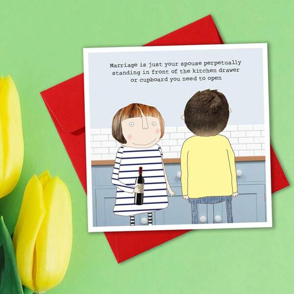 Grußkarten für Küchenschubladen, Jahrestags-Karten, Liebes-Karten, witzige Karten, Hochzeitstags-Karten, Karten für Ehemann, Karten für Ehefrau, Valentinstag-Karten