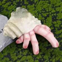 1 Pc Finger Crab Sculpture, Garden Decor And Home Decor, Interesting Halloween Home Decor, Tabletop Decor