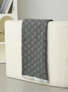 1 pezzo Coperta lavorata a maglia, coperta casual con nappe, per fare un pisolino, salotto, divano, sedia